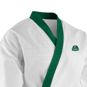 Meilleures ventes : Ensembles d'uniformes d'entraînement de karaté en coton de haute qualité pour hommes, avec logo personnalisé, couleurs et tailles sur mesure, livraison rapide depuis le Pakistan - Product Image 4