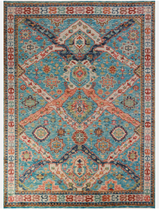 Fabricant fait à la main vibrant indien tapis noués multicolore noeud persan et turc tapis en laine fine personnaliser la taille disponible - Product Image 2