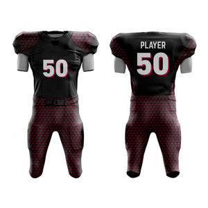 Best Quality Custom American Football Uniforms for Adults Breathable Team Sportswear in Plus Sizes - Product Image 5