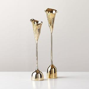 Support de bougie en laiton et aluminium sur mesure, finition haut de gamme, style moderne, décoration d'intérieur haut de gamme - Product Image 5