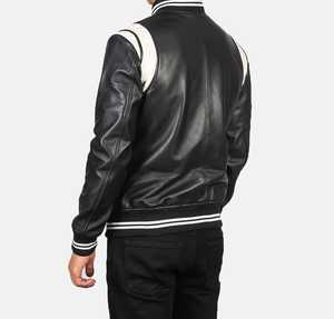 Blouson bombardier de créateur exclusif avec coutures de qualité supérieure et finition élégante Veste de baseball universitaire pour hommes - Product Image 5