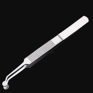 Pince à épiler de massage des paupières en acier inoxydable de qualité supérieure Arita Tauber Meibomian Gland Expressor-Pointe ronde - Product Image 5