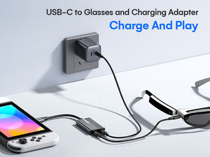ज़ॉक्स USB-C हब, चश्मा और चार्जिंग एडाप्टर - Product Image 2