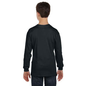 T-shirts pour garçons T-shirt à manches longues décontracté pour filles et garçons Col rond Chemises d'école à manches longues pour filles - Product Image 2