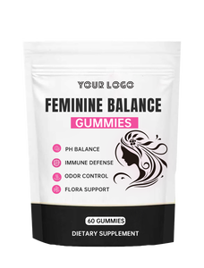 OEM kadın sağlık takviyesi kadınsı denge Gummies Vegan <span class=keywords><strong>Hawaiian</strong></span> ananas PH dengesi ve vajinal sağlık desteği için - Product Image 6