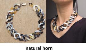 Collar de Lujo Hecho a Mano con Cuerno de Búfalo, Joyería Natural y Sostenible para Mujer, Alta Calidad - Product Image 4