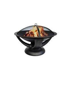 Bol extérieur en fer avec large diamètre et bord soudé solide idéal pour les soirées familiales de feu de jardin - Product Image 1