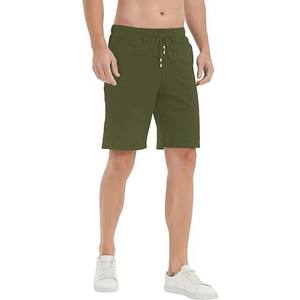 Pantalones Cortos Transpirables para Hombre, Ropa Deportiva con Diseño de Logotipo Personalizado, Color Sólido, Cintura Elástica, Precio Al por Mayor - Product Image 3
