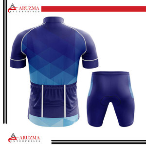 Conjunto de camisetas y pantalones cortos deportivos para hombre, Kit de ropa y uniforme de ciclismo, con diseño personalizado de equipo de verano - Product Image 5