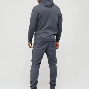 Survêtement d'hiver léger pour homme avec capuche, 100% coton, style urbain décontracté pour un port décontracté - Product Image 5