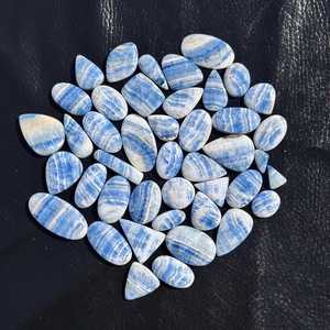 Blue Scheelite Gemstone Lot Cabochon en gros 100 pour cent naturel de qualité supérieure pour les bijoux faits à la main et l'artisanat - Product Image 5