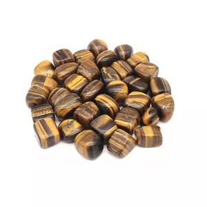 Pierre naturelle en cristal naturel, pierre de guérison oeil de tigre jaune pour la décoration d'exis Crystal export, vente en gros - Product Image 2