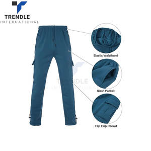 ชุดวอร์มลำลองผู้ชาย 2 ชิ้น ผ้าหนานุ่ม อุ่นสบาย แบบเรียบ สีพื้น ชุดเสื้อฮู้ดและกางเกงขายาว ผ้าฟลีซ สำหรับเล่นกีฬา วิ่งจ๊อกกิ้ง ฤดูหนาว มีกระเป๋า - Product Image 4