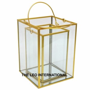 Fer Métal Noir Finessed Pilier Lanterne Suspendue Fantaisie Style Moderne Intérieur Extérieur Éclairage Décoration Lanterne - Product Image 3