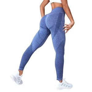 Mallas sin costuras personalizadas, mallas de contorno de cintura alta, pantalones de Yoga transpirables para hacer ejercicio, mallas deportivas <span class=keywords><strong>nvgtn</strong></span> para gimnasio - Product Image 5