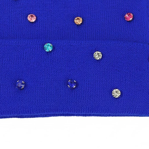 Gorros de Punto con Pedrería al por Mayor, Productos de Invierno, Último Estilo, Talla Adulto, Tejido de Punto - Product Image 6