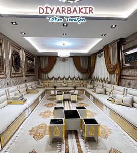 Conjunto de Sala de Estar Tradicional Árabe Majlis |   Tela Plegable Extensible Modular |   Personalizable |   Envío Gratuito a Todo el Mundo - Product Image 2
