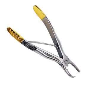 MEDIHEAL SURGICAL CORPORATION Forceps à tartre de haute qualité pour petits animaux, Détartreur dentaire semi-orné d'or, Grattoir à calcul dentaire - Product Image 3