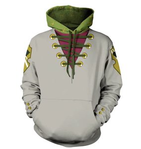 Sweat-shirt à capuche pour homme imprimé flamme 3D, manches longues, avec cordon de serrage surdimensionné - Product Image 4