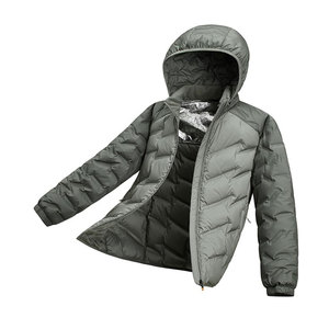 Manteau matelassé de créateur Logo OEM Vestes matelassées surdimensionnées pour homme en duvet bulle d'hiver personnalisées pour homme - Product Image 5