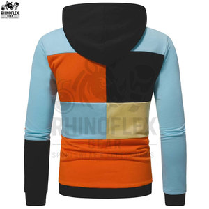 Sudaderas con capucha de hombre mezcladas de algodón básicas de alta calidad personalizadas Diseños de invierno Premium con logotipo propio Nuevas sudaderas con capucha de hombre teñidas lisas - Product Image 3