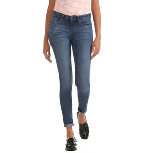 Jean taille haute pour femme, pantalon droit noir, vente en gros, ODM, dernière conception, qualité supérieure, 2023 - Product Image 5