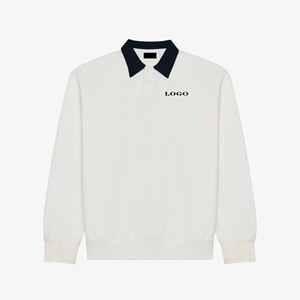 Nueva Sudadera de Manga Larga con Cuello Polo, Estilo Europeo, Talla Extranjera, Sudadera para Hombre de Alta Calidad, Camisetas Básicas Casuales - Product Image 4