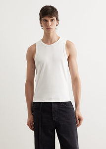 Bright Comfort <b>White</b> Cotton <b>Vest</b> <b>for</b> <b>Men</b> Sleeveless Lightweight Breathable Fabric Stretch Fit Ideal <b>for</b> Daily Wear - Product Image 5