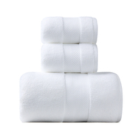 2026 Soft Cotton Woven Bath Towel Set Thick Plush Comfortable Absorbent Eco-Friendly Solid Color Bathroom Towels for Ultimate