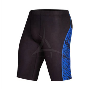 Cintura elástica alta para hombre, pantalones cortos de compresión de secado rápido para correr, fitness, entrenamiento de gimnasia - Product Image 2