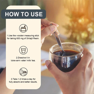 Résine de Shilajit de l'Himalaya, extrait à base de plantes, supplément vitaminique, qualité alimentaire, contenant en verre - Product Image 6
