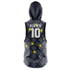 Camiseta de fútbol americano resistente al sudor diseñada con paneles de ventilación combinados con un fuerte uniforme de poliéster 7v7 - Product Image 6