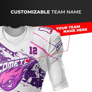 Uniformes de fútbol americano de alta calidad personalizables último diseño para adultos jóvenes de talla grande conjuntos cortos transpirables directos - Product Image 2