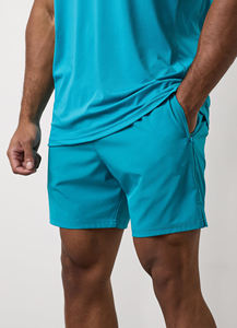 Shorts de jogging décontractés vintage pour hommes, fabriqués sur mesure, de haute qualité, en coton/polyester mélangé, respirants et élastiques - Product Image 5