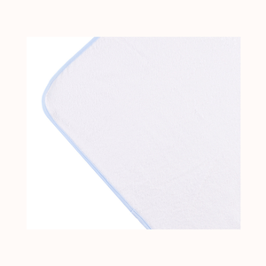 White and Sky Blue Color for Baby Girls and Boys Best Sale <b>Washcloths</b> for Home Use Bathrobe Italian Wholesale Brand for Export - Product Image 4