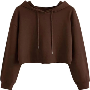 Sweat à capuche pour femme en polaire de polyester sublimé imprimé personnalisé pull décontracté coupe ample hiver avec logo personnalisé - Product Image 6