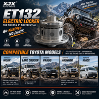 Différentiel électronique ET132 8 pouces 30 cannelures avec roulement 50 mm pour Toyota Hilux Land Cruiser Prado (modèle sélectionnable)