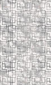 พรมทอแจ็คการ์ดทันสมัยทำด้วยเครื่องจักรจากโพลีโพรพิลีนแบบตุรกี คุณภาพสูง ทนต่อคราบสกปรก ขนสั้น ลายแบบนามธรรม - Product Image 2