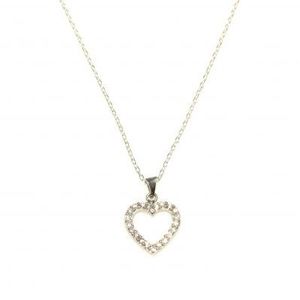 Collar de Plata de Ley 925 con Corazón para Regalo en Ocasiones Especiales - Product Image 2