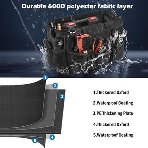 Bolsa de Herramientas Táctica Resistente OEM con Correa de Hombro Ajustable, Resistente al Agua, Capacidad de 12L, Cierre de Cremallera - Product Image 6