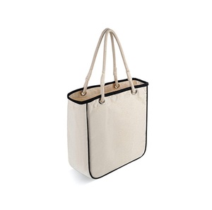 Manufacturer Exporter of Premium Quality Eco-Friendly Reusable Cotton Canvas Cream Color Shopping Tote Bags for Promotions - Product Image 1
