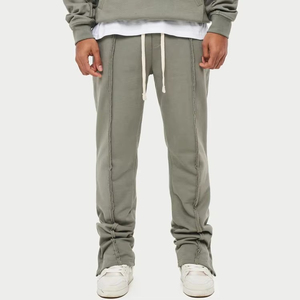 Survêtement surdimensionné lourd et écologique personnalisé pour hommes Sweat à capuche à épaules tombantes Hiver Training Jogging Wear Raw Seam Hooded - Product Image 5