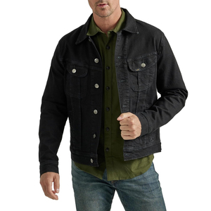 Veste en jean pour hommes 2025 printemps nouveau style coton mode bleu hommes décontracté veste en jean mince - Product Image 1