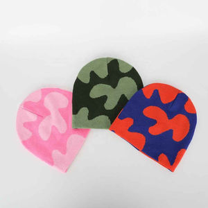 Diseño personalizado bordado Logo sombrero Unisex 100% acrílico liso alta calidad teñido gorra de punto Gorras al por mayor invierno cálido gorro de esquí - Product Image 1