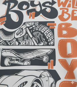 T-shirt en gros avec crâne de dinosaure T-REX - T-shirt graphique 'Roi de la terre' - Coton gris foncé délavé vintage - Col rond - Product Image 3