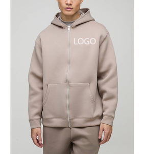 Sudadera con Capucha para Hombre 2026, de Alta Calidad, Antiarrugas, 450GSM, Algodón, Corte Regular, Diseño de Grafiti Bordado e Impreso, con Cremallera, Estilo Cuadrado - Product Image 1