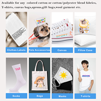 Papel de transferencia de camiseta de alta calidad HESHUN, papel de transferencia de calor ligero al por mayor para máquina de impresoras de inyección de tinta