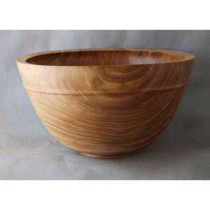 Bol de service en bois rustique prix compétitif bols de vaisselle réutilisables qualité supérieure fruits salade bols de stockage décor à la maison - Product Image 3
