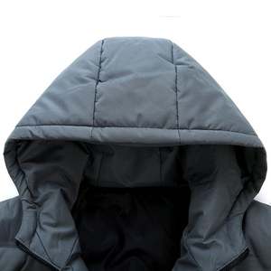 Edredón de burbujas acolchado para hombre, cortavientos impermeable personalizado, ligero, con cierre de cremallera para invierno, chaqueta gruesa con cuello levantado aislado - Product Image 5