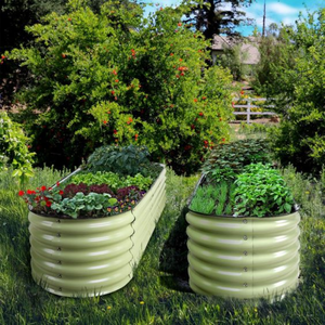 Home and Garden Extra Large Corrugated Garden Bed Raised Steel Garden Bed for <b>Vegetable</b> Planting in Patio Backyard GB027 - Product Image 5